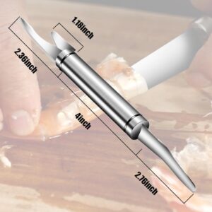 5 in 1 Multifunctional Shrimp Line Fish Maw Knife, 2024 Shrimp Deveiner Tool Prawn Shrimp Peeler Maw Knife, Stainless Steel Cleaning Tools for Fish Prawn Seafood Peeler Cleaner Shrimp Knife (6)