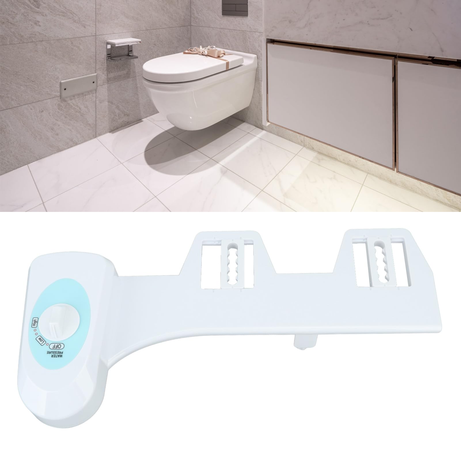 Bidet Toilet Attachment, Bidet Toilet Attachment, Toilet Self Sprayer Toilet Bidet Smart Gentle Toilet Self Sprayer for Men Women, Step Stools (1/2)