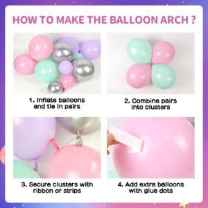 161pcs Space Balloons Arch Kit Outer Space Party Decorations with Space Astronaut Rocket Pink and Purple Balloons Space Themed Birthday Party Baby Shower Decorations