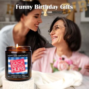 60TH Birthday Gifts for Women Men, Happy 60th Birthday Decorations for Women Men, 60th Birthday Gift Ideas, 60 Year Old Birthday Gifts for Women Men Him Her Mom Dad Wife Husband Friends Sister