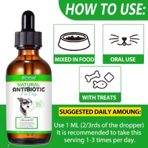 Natural Antibiotics for Dogs - Pet Antibiotic - Healing Aid and Skin Repair for Wounds, Sores, and Abrasions, Helps with Itchy and Irritated Skin - Duck Flavor