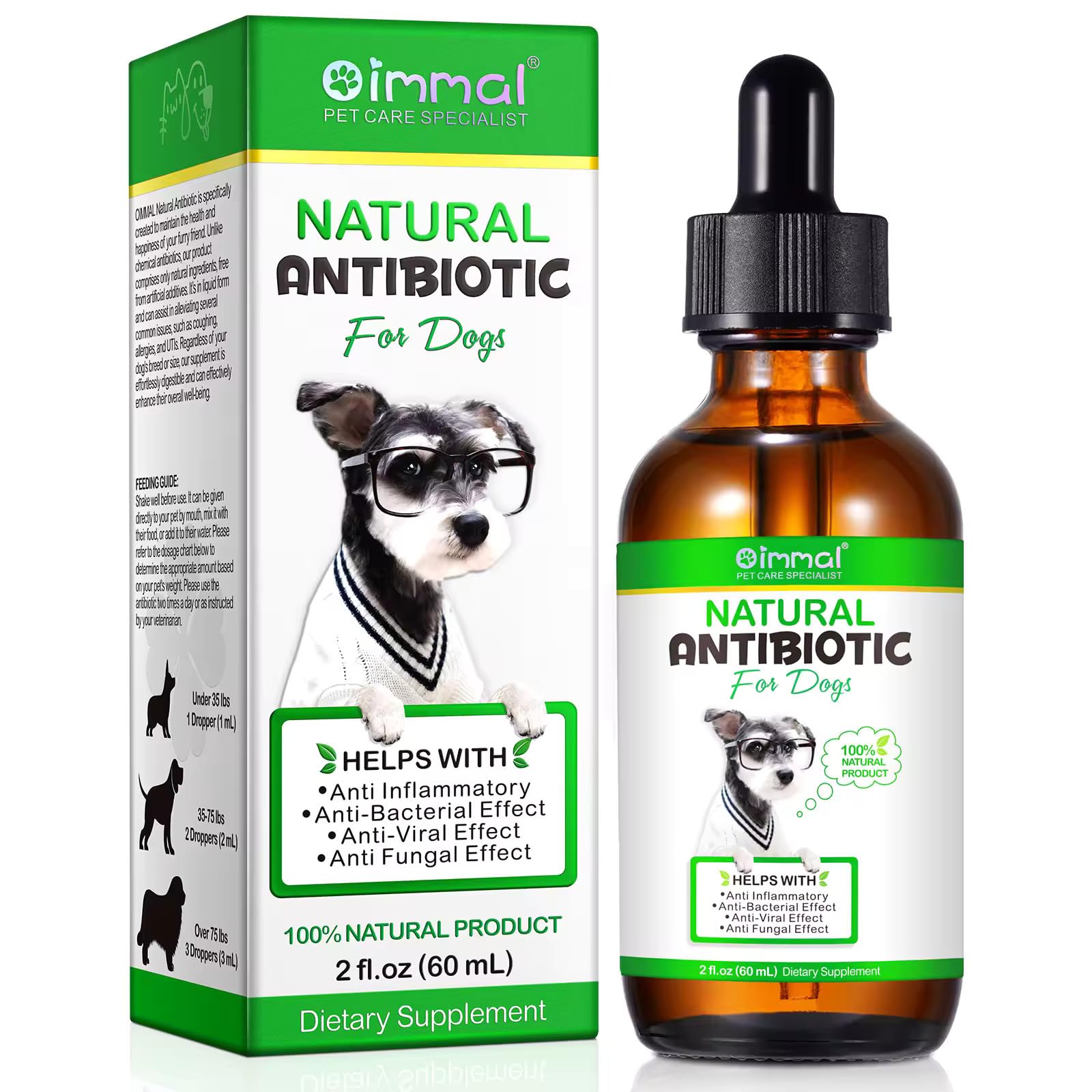 Natural Antibiotics for Dogs - Pet Antibiotic - Healing Aid and Skin Repair for Wounds, Sores, and Abrasions, Helps with Itchy and Irritated Skin - Duck Flavor