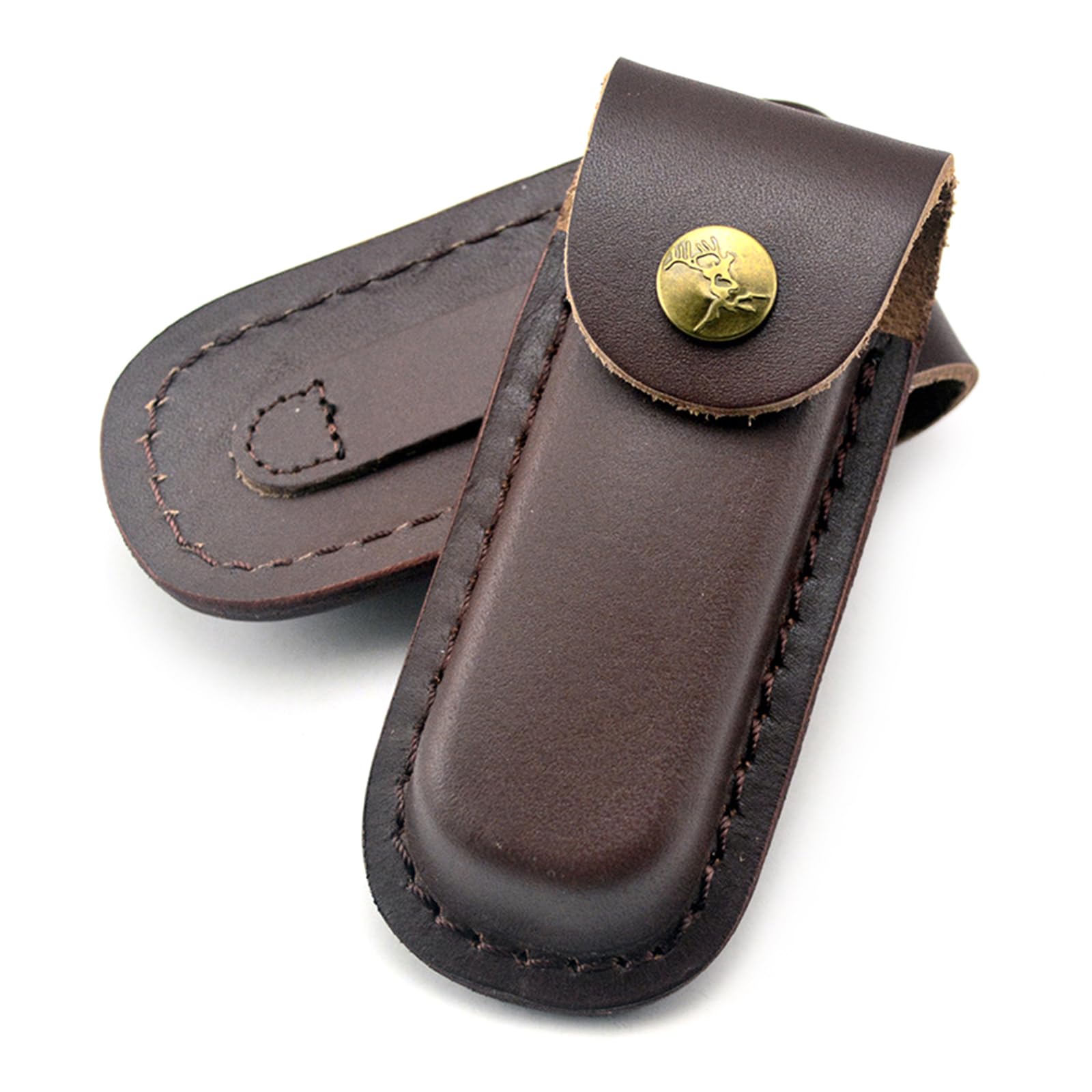 Leathers Knife Pouches Handmade Knife Holsters Belt Loop Case Holder Bag Folding Knife Sheath for Cutting Tool Carriers Folding Knife Pouches Holsters