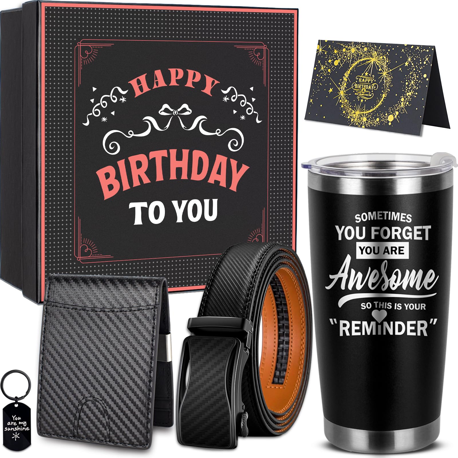 Mkeevee Birthday Gifts for Men Funny Christmas Gifts Baskets for Him Father’s Day for Dad Anniversary Who Have Everything for Husband,Boyfriend (Birthday gift)