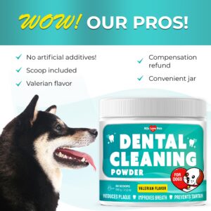 Dental Cleaning Powder ✿ Plaque Off Powder Dog ✿ Dog Teeth Cleaning Powder ✿ Plaque Remover for Teeth Dog ✿ Dog Dental Powder ✿ Dental Powder for Dogs Teeth ✿ Dog Tartar Remover for Teeth ✿ 100 G