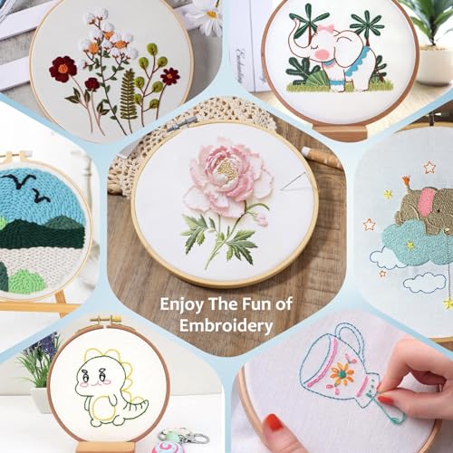 10Pcs Embroidery Fabric Squares 9.84 x 9.84Inch Cream Cotton Fabric Pre-Cut Natural Embroidery Cloth Embroidery Cross Stitch Fabric Squares Classic Aida Cloth Embroidered Fabric for Embroidery Garment