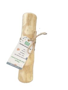 kita dog coffee wood dog chew toy, natural & healthy chew sticks for teeth cleaning, stress relief (x-large)