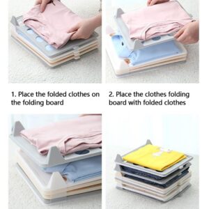 Closet Organizer Board T-Shirt Clothes Folder Anti-Wrinkle Clothes Storage Holder White 10PCS T-Shirt Clothes Folder Anti-Wrinkle Clothes Storage Holders Clothes Fold Board Clothes Storage Holders