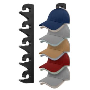 hat rack hat organizer for baseball caps wood hat storage hat hooks for wall baseball hat storage organizer hat display up to 20 hats for closet wall, set of 2