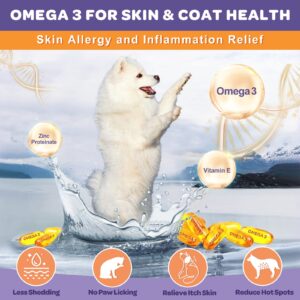 Probiotics for Dogs - Omega 3 Fish Oil for Dogs