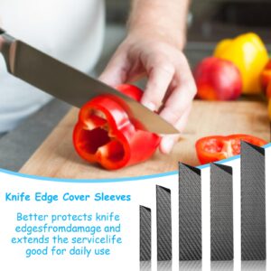 Knife Sheaths Knife Edge Guards Set 5 Pcs Knife Cover Sleeves Blade Protector for Home knife Guards Kitchen Knife