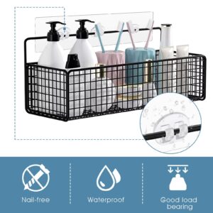 3 Pcs Shower Caddy Adhesive for Replacement No Drilling Shower Wall Caddy Hooks Corner Shower Caddy Adhesive Replacement Strong Sticker Hooks for Soap Holder,Bathroom Storage Shelves and Kitchen Racks