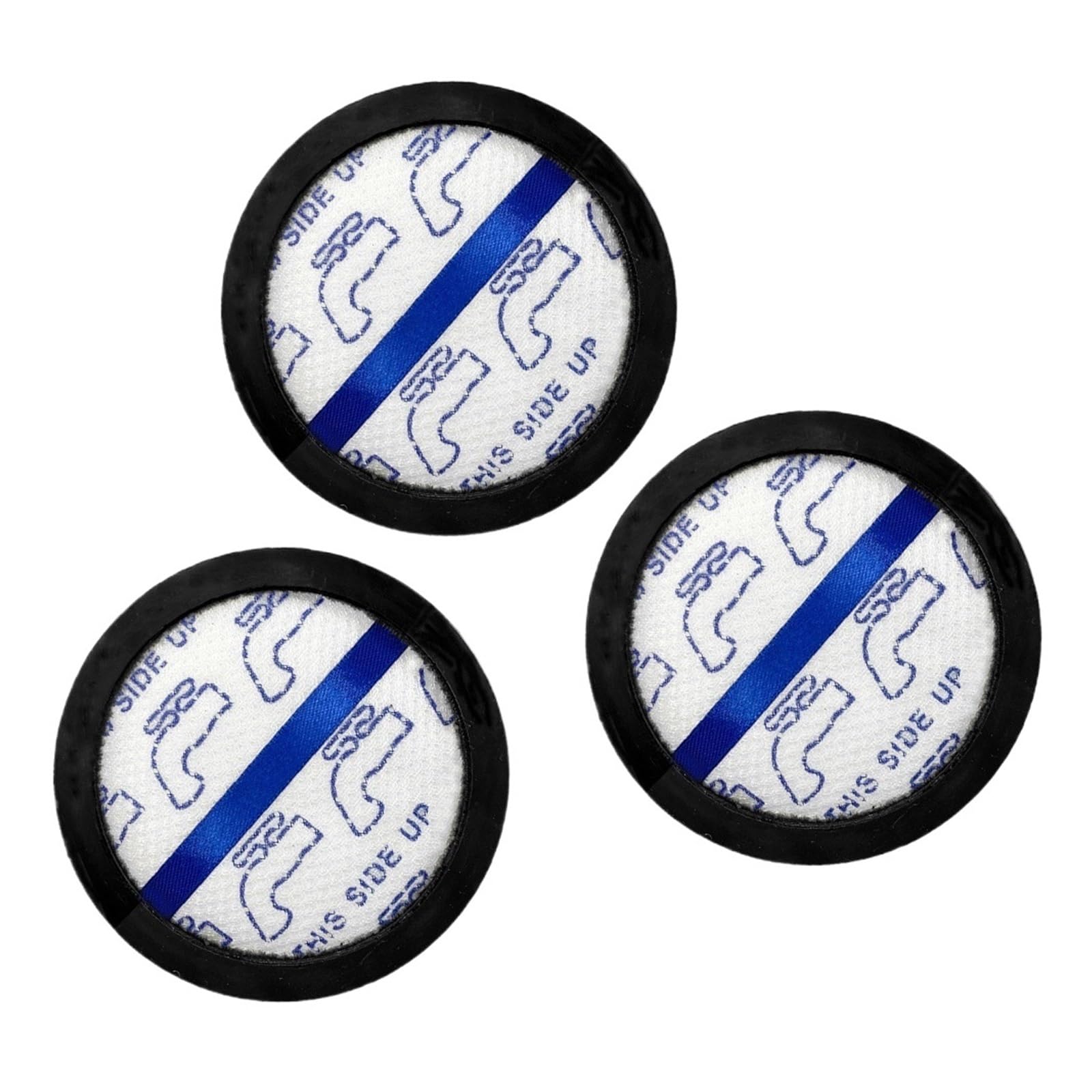 PLANTKA part Hepa Filter, Compatible For EUREKA NEC380 NEC480 NEC580, Handheld Vacuum Cleaner (3 Pcs)