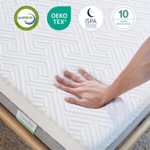 Novilla Mattress Twin XL, 8-Inch Gel Memory Foam Mattress for Pressure Relief, Enhanced Support & Plush Comfort, Twin XL Mattress in a Box, Bliss