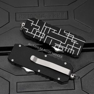 WARHERO Aluminum Alloy Utility Knife with Clip Multifunctional EDC Box Cutter Outdoor Pocket Knife 10pcs Carbon Steel Blades