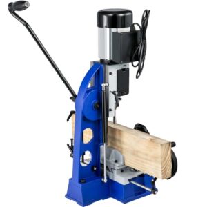 VEVOR Woodworking Mortise Machine, 1/2 HP 1700RPM Powermatic Mortiser, With Movable Work Bench Benchtop Mortising Machine, For Making Round Holes Square Holes Or Special Square Holes In Wood