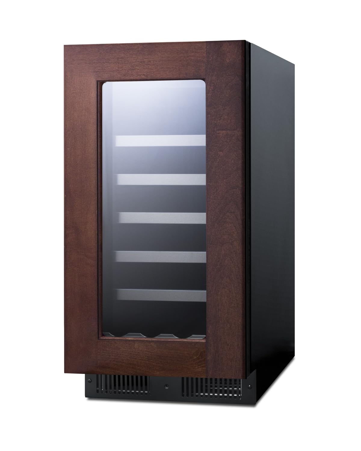 Summit CL18WCPNR 18-inch wide 29 Bottle Capacity Wine Cellar Built-In or Freestanding Use, Panel Ready (RHD, Wine)