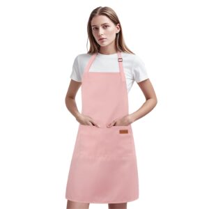 create elves cooking aprons for women with pockets, adjustable kitchen apron with pockets, waterproof apron for bbq painting