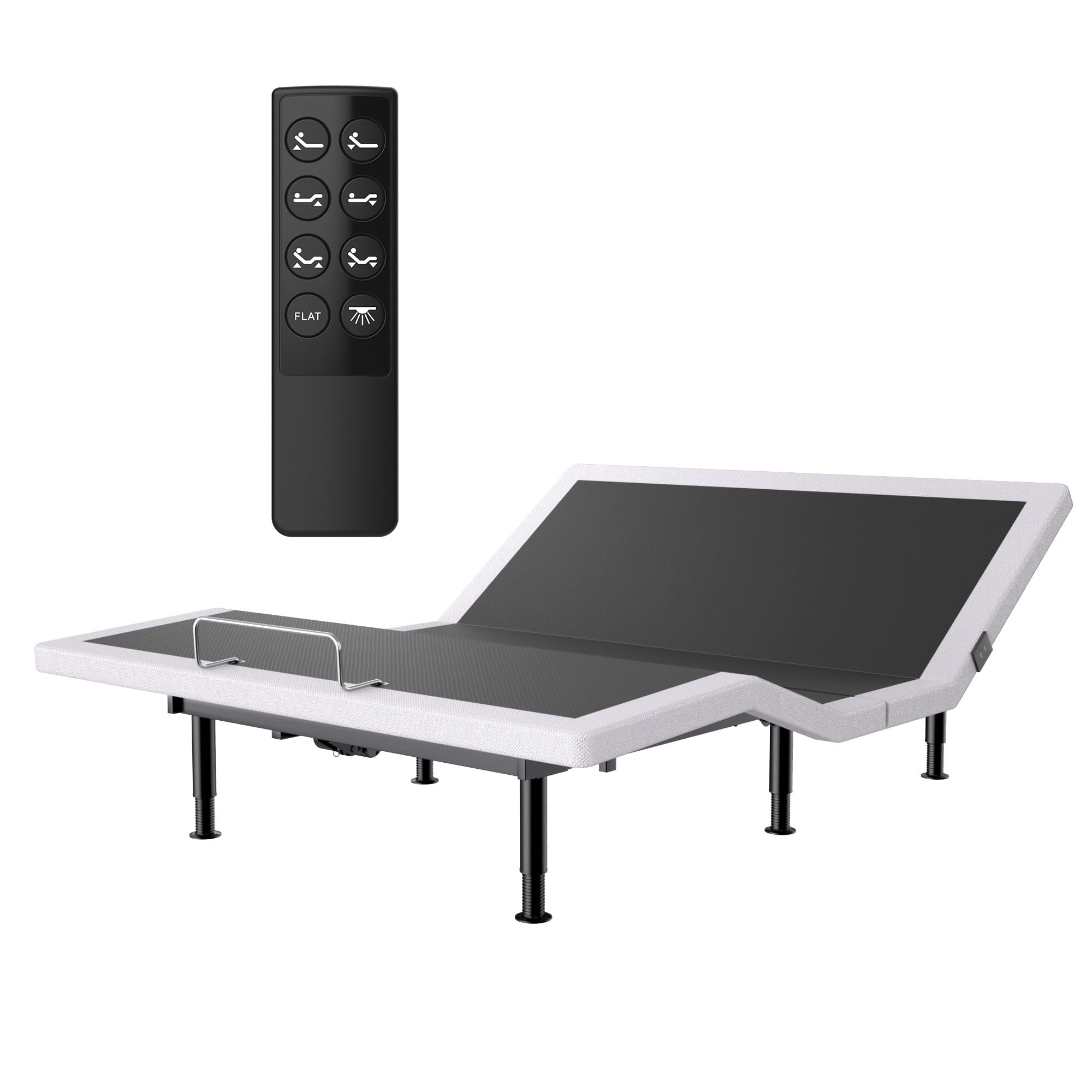 Yireehome Electric Queen Adjustable Bed Frame with Wireless Remote, Head Foot Incline, USB, Underbed Light - Heavy Duty Platform, Easy Assembly, Zero Gravity - Bedframe Basic with Quiet Motor