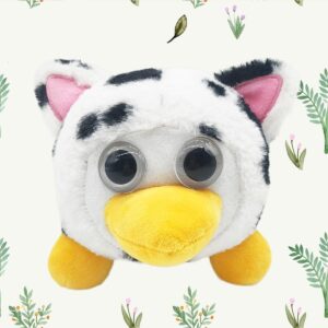 Cute Pig Cow Animal Plush Toy Snuggle Piggy Stuffed Animal Sleeping Pillow Toy Soft Gift Black White Pig