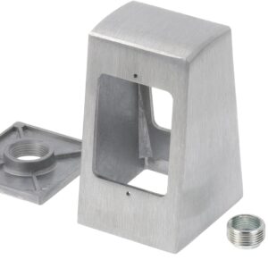 Brushed Aluminum Double Faced Pedestal Outlet Box | R58-1020 (3)