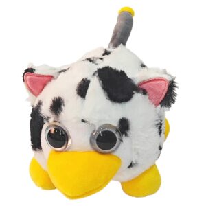 cute pig cow animal plush toy snuggle piggy stuffed animal sleeping pillow toy soft gift black white pig