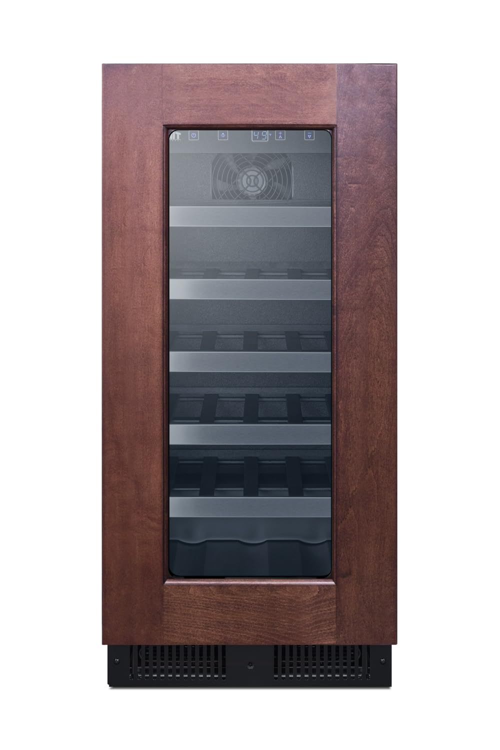 Summit ALWC15PNRLHD 15 Inch Wide 23 Bottle Capacity Wine Cellar Built-In or Freestanding Use, Panel Ready, ADA Compliant (LHD, Wine)