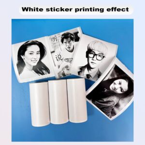 10 Rolls of 57x25 mm Colorful Adhesive Sticker Paper for Thermal Printers, Compatible with Mini Pocket Printers, Self-Adhesive Printable Labels for Students, Professionals, and DIY EnthusiastsAlike