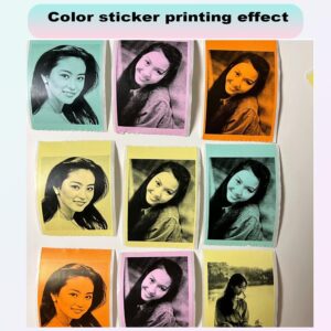 10 Rolls of 57x25 mm Colorful Adhesive Sticker Paper for Thermal Printers, Compatible with Mini Pocket Printers, Self-Adhesive Printable Labels for Students, Professionals, and DIY EnthusiastsAlike