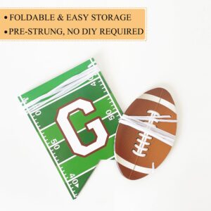 Uniwish Game Day Banner Football Party Decorations Garland Football Baby Shower Photo Props Sports Birthday Party Decorations Football Party Decor Tailgate Party Supplies