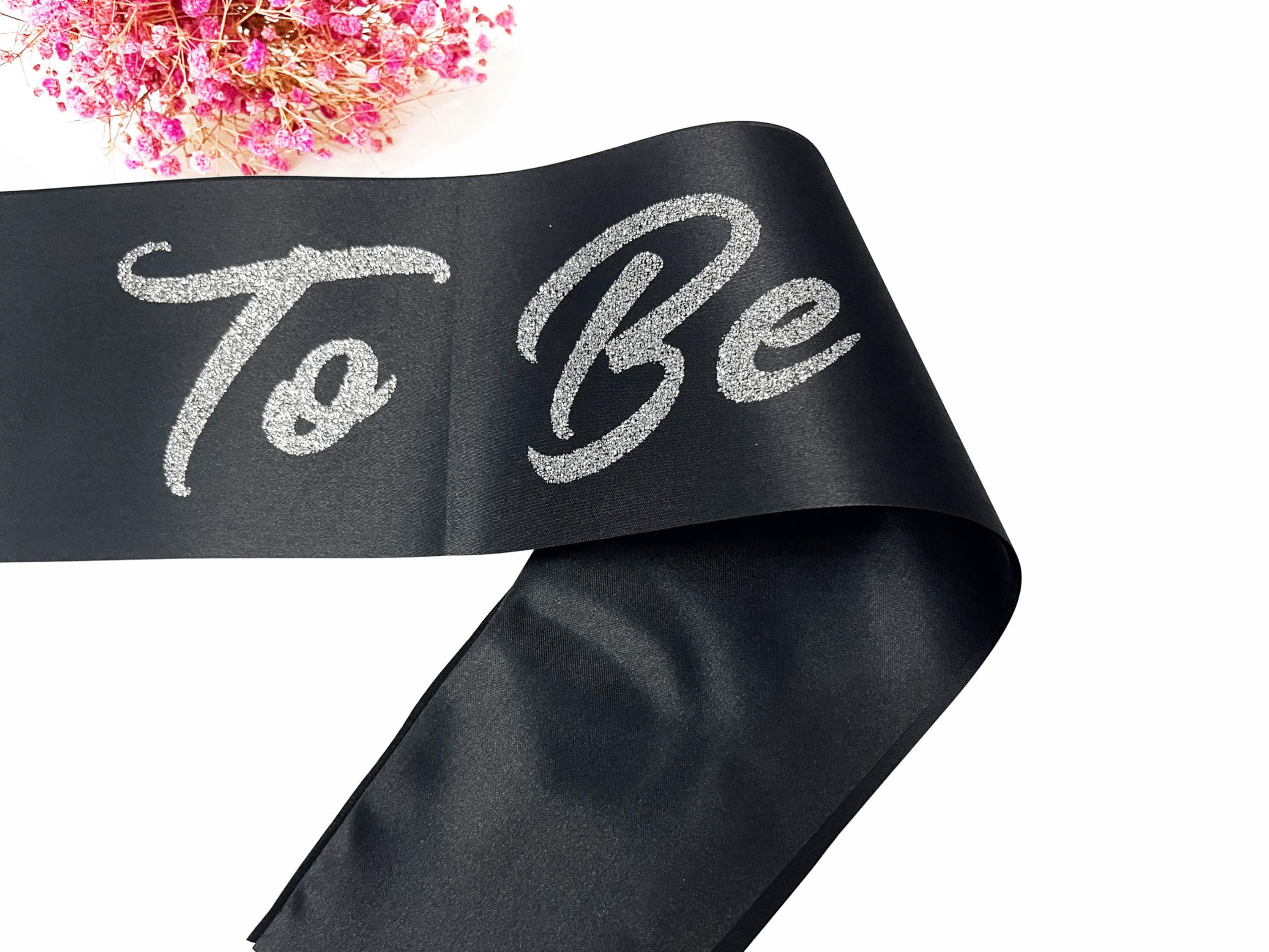 Ashaqshnglee Groom to Be Sash, Groom Sash Bachelor Party Funny Accessory for Future Groom Wedding Gift Idea from Bride to Be Black Silver