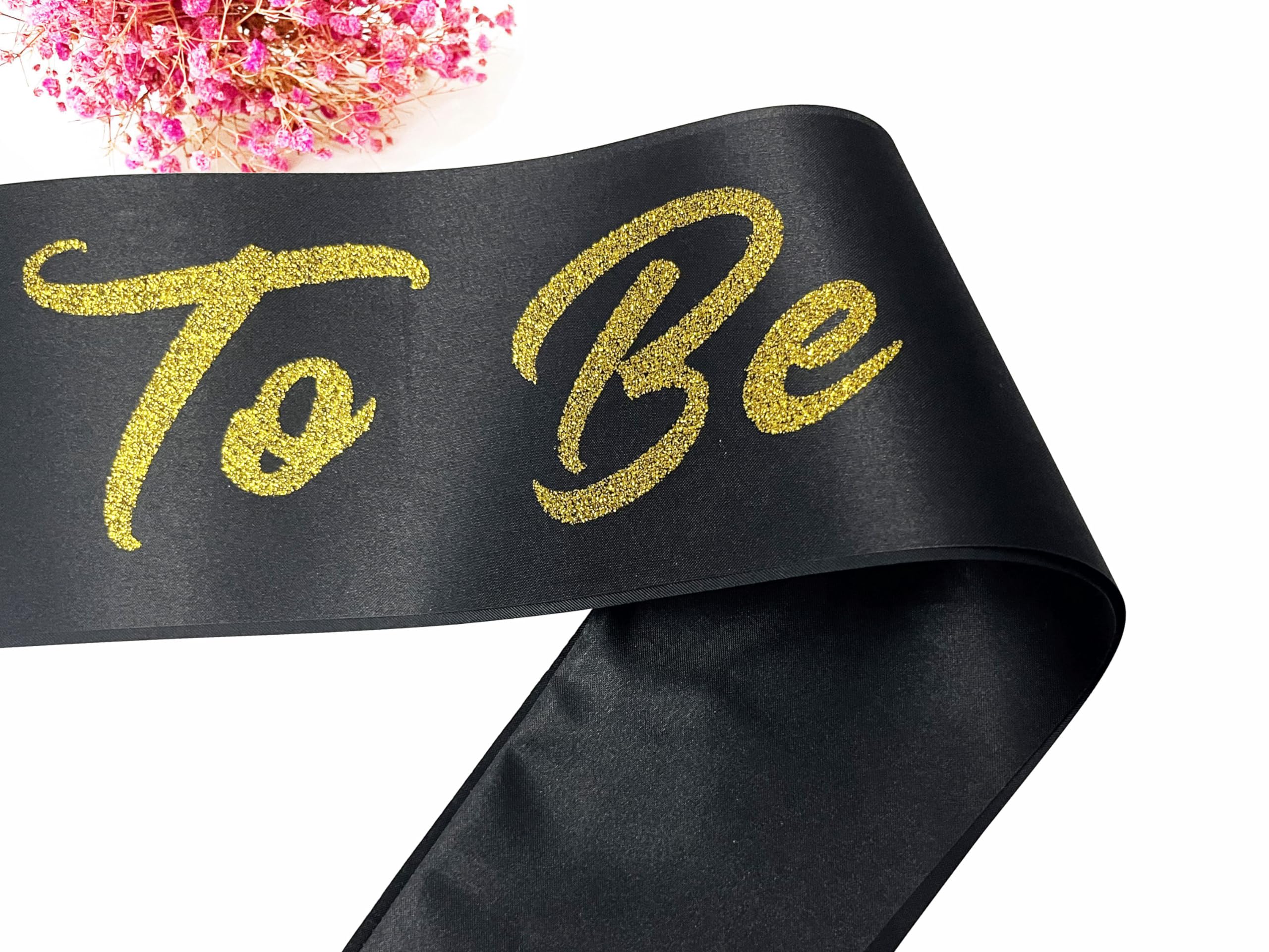 Ashaqshnglee Groom to Be Sash, Groom Sash Bachelor Party Funny Accessory for Future Groom Wedding Gift Idea from Bride to Be Black Gold