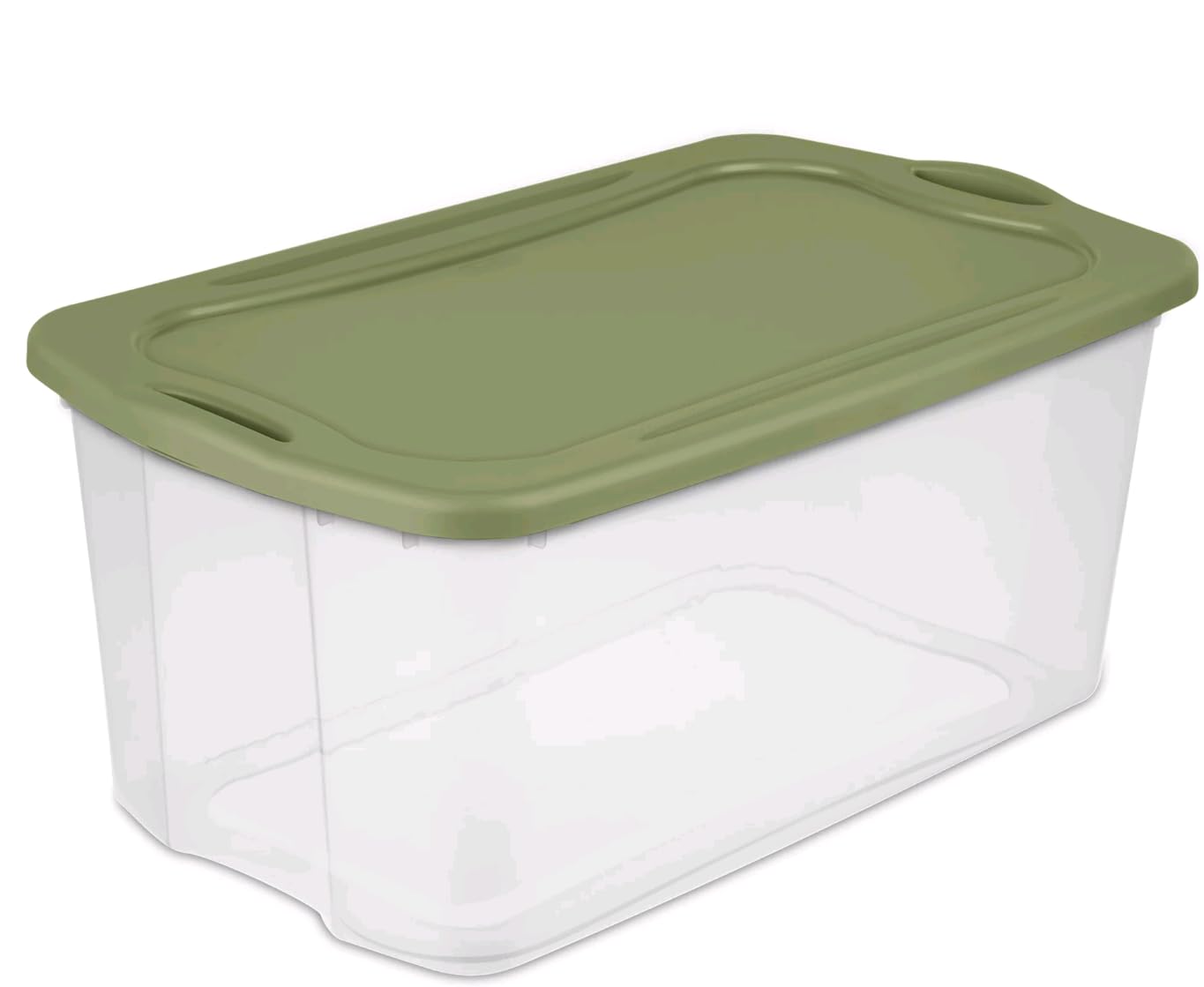 Generic Stor-A-Lot Stackable Storage Box with Lid, Green, RXZER11