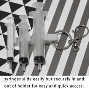 PIAOLGYI Syringe Saver,Syringe Clip for Nurses & Paramedics,2/5/10ML Syringe Holder(Only Syringe Holder)