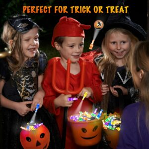 Halloween Party Favors for Kids 36 PCS LED Light Up Finger Lights Halloween Goodie Bag Fillers Stuffers, Glow in The Dark Toys Bulk Halloween Treats Non Candy for Party Classroom Prizes Trick or Treat