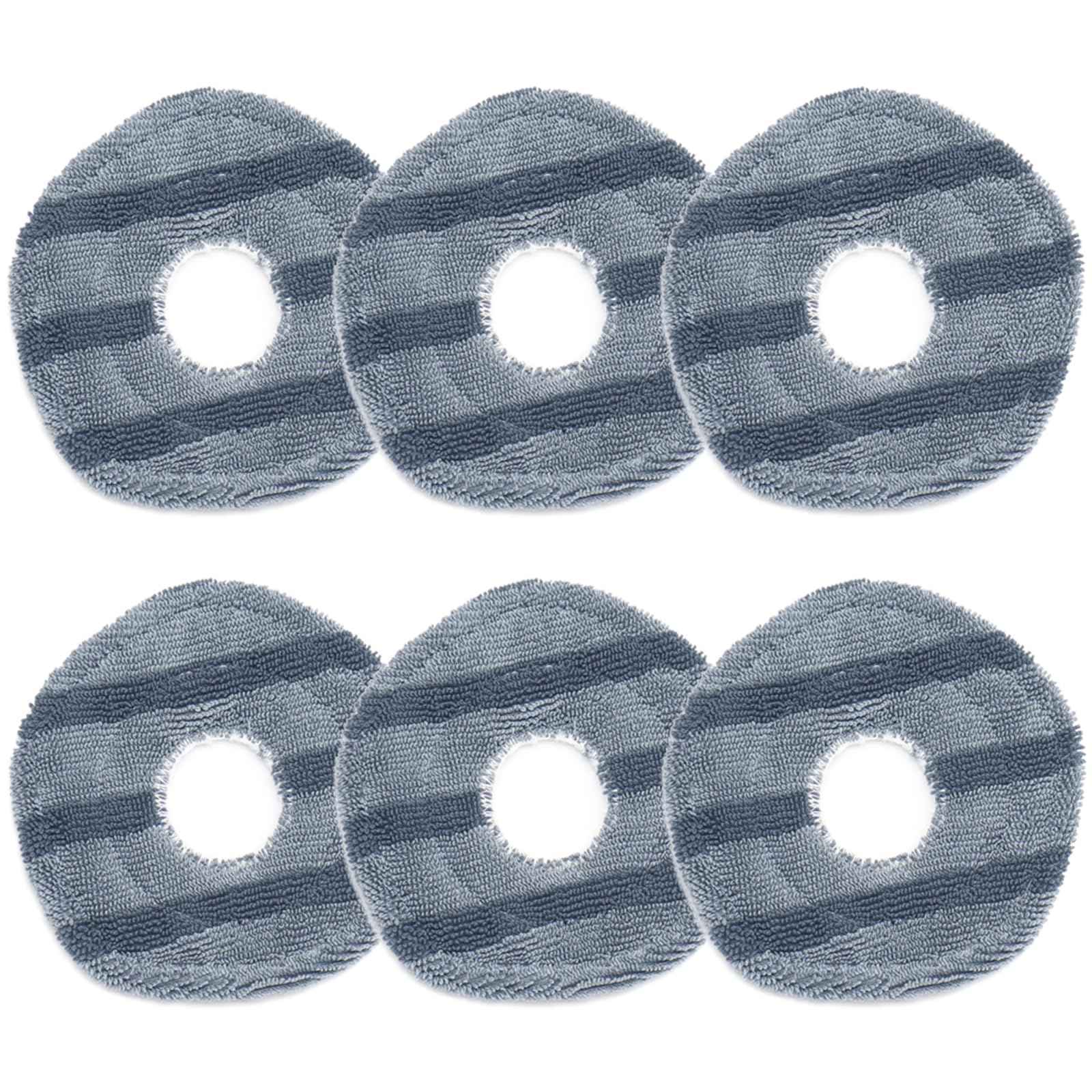 BUXEBUX 6 Pack X10 Pro Mop Pads Replacement, Compatible with eufy X10 Pro Omni and eufy X9 Pro Robot Vacuums Accessories, Washable and Reusable Soft Mopping Pad, Parts