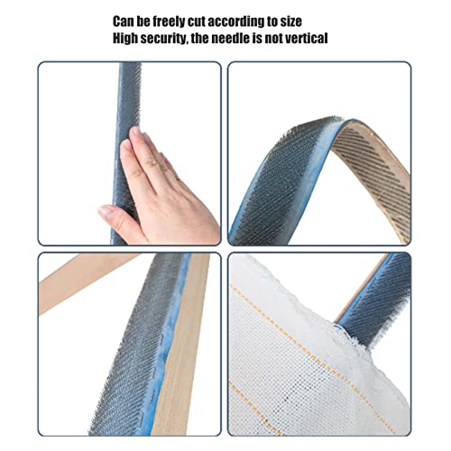 39.4In Strip for Carpet Tufting Frame, Easy to Cut, Tight Cloth, Needles, Suitable for Various Fabrics, 1 Piece