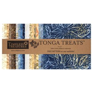 timeless treasures fabrics moonlit tonga batiks charm squares 5 inch moonlit