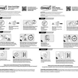 Command Hang and Decorate Kit, 6 Small Toggle Hooks, 2 Medium Utility Hooks, 4 Medium Cord Clips, 10 Light Clips, and 20 Poster Strips, Dorm Room Essentials