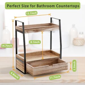 2-tier bathroom organizer countertop, bathroom sink organizer countertop, bathroom vanity organizer, bathroom counter shelf, vanity organizer countertop, bathroom counter storage for bathroom