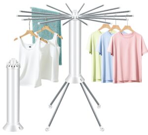 auxtur clothes drying rack wheels foldable with quadruped support|portable laundry drying rack hanger with tail & bottom pulley - convenient storage & outdoor laundry rack for hanging clothes