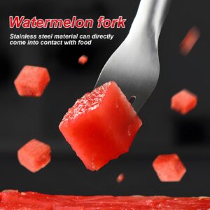 Watermelon Cutter 2-in-1 Stainless Steel Fruit Cutter Watermelon Slicer Kitchen Gadgets Watermelon Cutter Slicer Tool(1PCS)