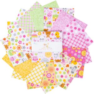 Bundle of Joy Riley Blake 5-inch Stacker, 42 Precut Fabric Quilt Squares by Doodlebug Design Inc.