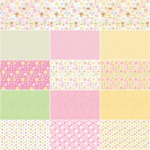 Bundle of Joy Riley Blake 5-inch Stacker, 42 Precut Fabric Quilt Squares by Doodlebug Design Inc.