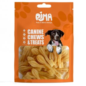 pima - cheesy dental dog brush treat, yak cheese dental chews for dogs, natural dog teeth cleaning treat for fresh breath, lactose, corn, grain, soy & rawhide - free (8 oz, dental brush)