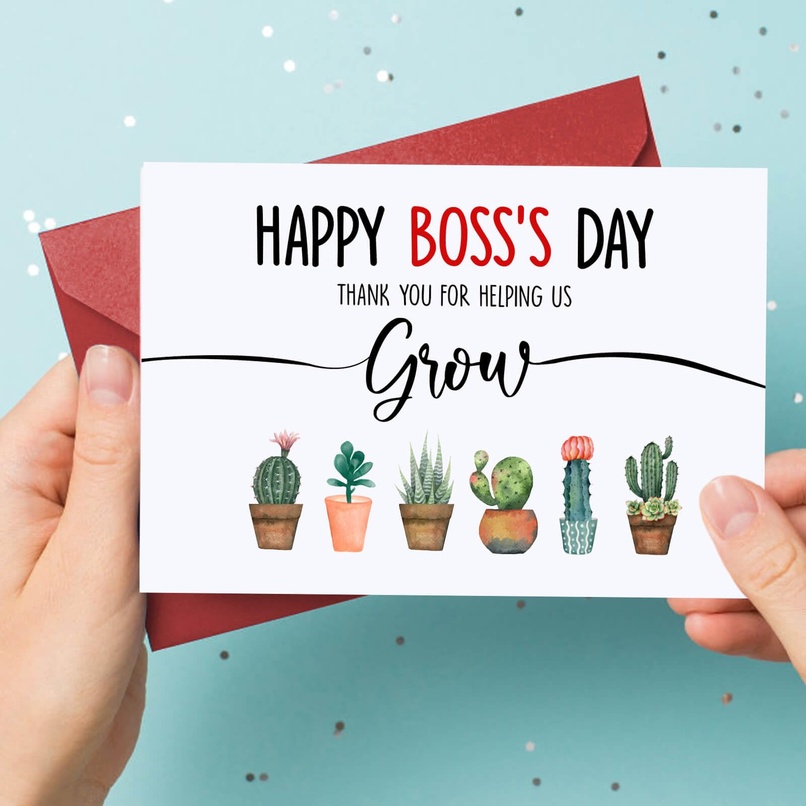 Hincoo Boss Day Gifts For Women, Best Boss Gifts For Women, Bosses Day Card, Bosses Day Gifts For Women, Bosses Day Gifts For Men, Boss Lady Gifts For Women(card 04)