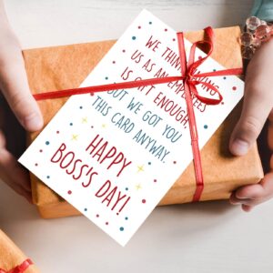 Hincoo Boss Lady Gifts For Women, Best Boss Gifts For Women, Bosses Day Card, Bosses Day Gifts For Women, Bosses Day Gifts For Men, Boss Day Gifts For Women(card 10)