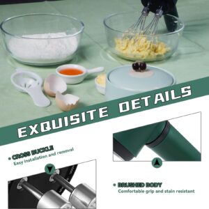 3 Speed Hand Mixer with Flex Edge Beaters-HM903 (Green)