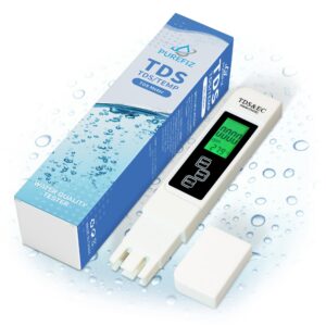 all-new 2025 tds meter digital water tester – 4-in-1 accurate & reliable tds, ec & temperature meter (°c, °f) 0-9990 ppm, ideal for drinking water, aquariums, hydroponics, ro/di systems & more