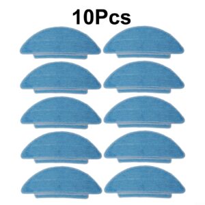 4/10pcs Replacement Vacuum Mop Cloth for PADS for Tikom L9000, for Lubluelu SL60D,for L-6 Nex,Washable Mop Pad Robot Sweeper Accessories(10 PACK)